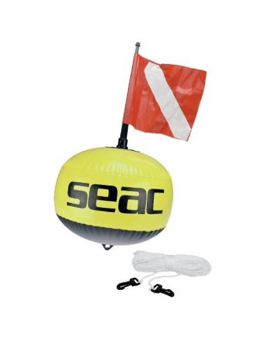 Seac Sub buoy with flag