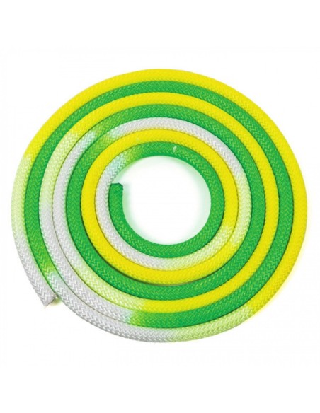 Meninės gimnastikos virvutė-šokdynė AMAYA "MULTICOLOR" F.I.G