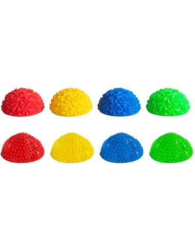 Masažinės-balansinės spalvotos salelės (8 vnt.)