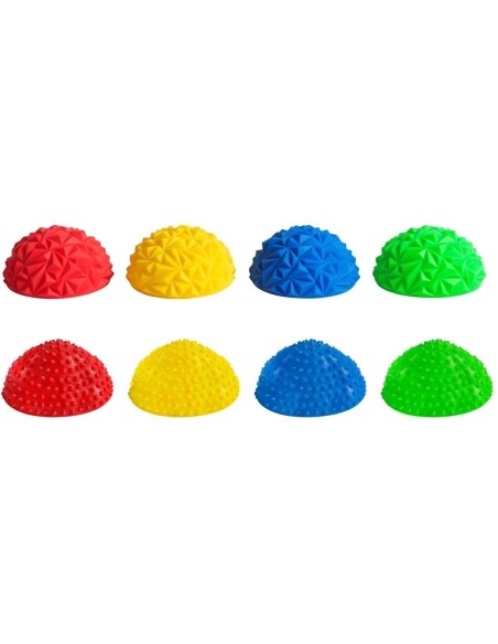 Masažinės-balansinės spalvotos salelės (8 vnt.)