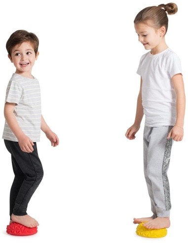 Masažinės-balansinės spalvotos salelės (8 vnt.)