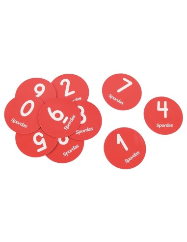 Sunumeruoti žymekliai Spordas (10 vnt)