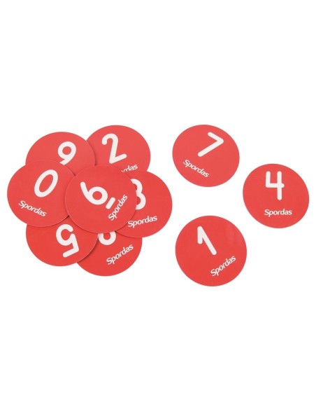 Numbered markers Spordas (10 pcs)