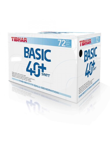 Table tennis balls BASIC 40+ SYNTT NG (72 pcs.)