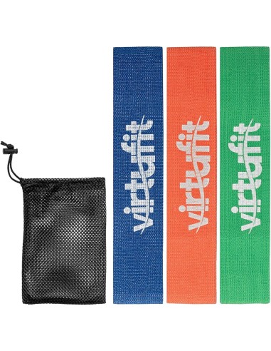 Tekstilinių pasipriešinimo gumų-kilpų komplektas VIRTUFIT "