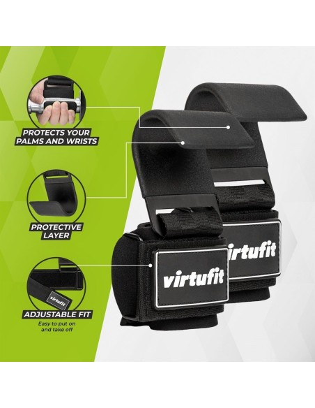 Svorio kėlimo kabliai VIRTUFIT