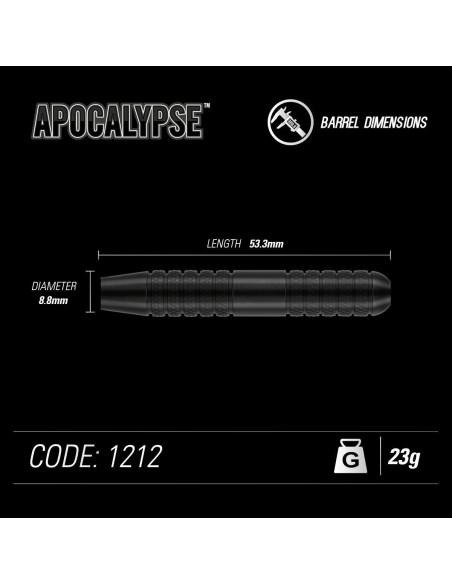Winmau strėlytės  "APOCALYPSE" 23g