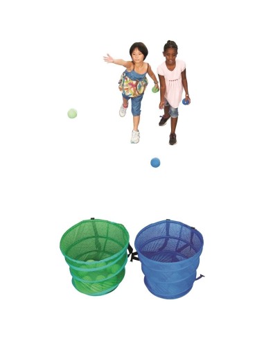 Krepšių su kamuoliukais rinkinys SPORDAS "Pursuit Ball Set"