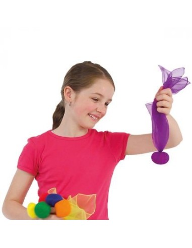 Skarelių skraidukai SPORDAS "SCARFBALLS" (6 vnt.)