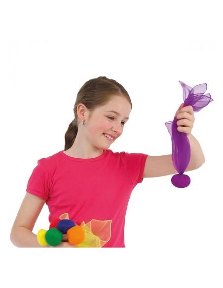 Skarelių skraidukai SPORDAS "SCARFBALLS" (6 vnt.)