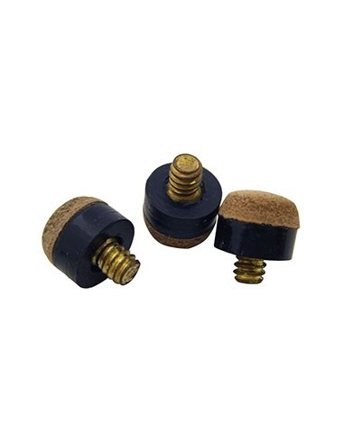 Billiard cue tip screw-in, metal thread, 13mm