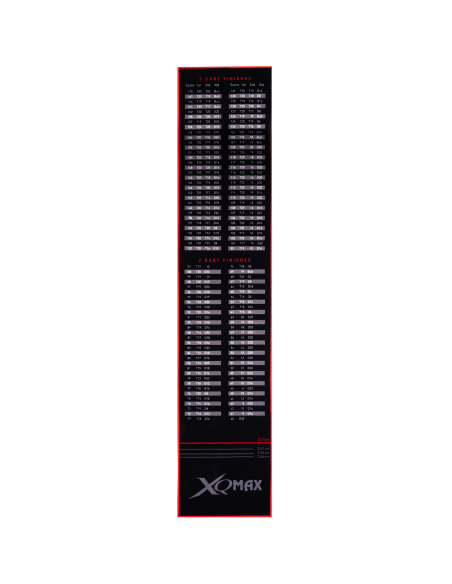 XQMax smiginio kilimėlis FINISHES BLACK RED (237x80cm)