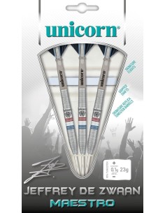 Darts UNICORN "MAESTRO JEFFREY DE ZWAAN PHASE 2 STEEL TIP DART - 90% TUNGSTEN" 25g