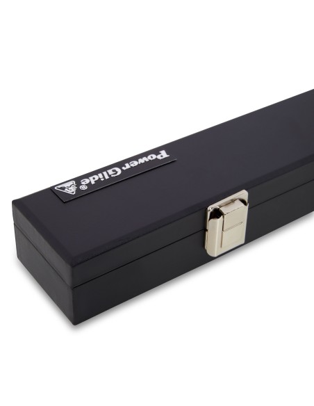 PowerGlide dėklas 2 dalių pulo ir snukerio lazdoms "BLACK ATTACHÉ "