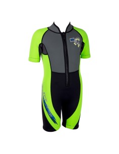 Bērnu neoprēna peldkostīms IST "PURIGUARD 3MM KID'S SHORTY" (zaļš)