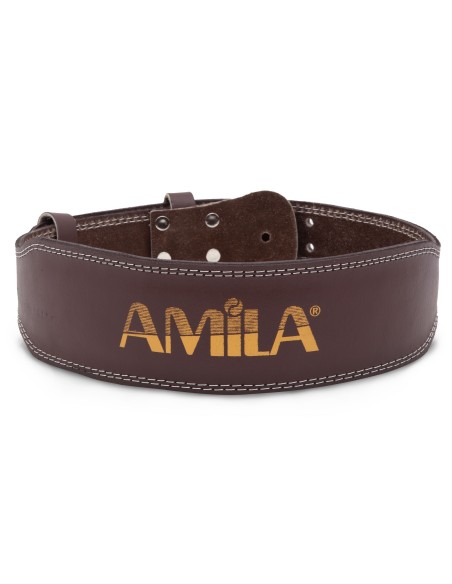 Кожаный пояс для тяжелоатлетов AMILA