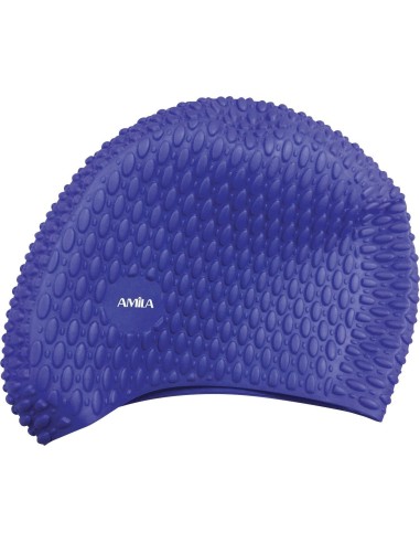 AMILA swimming cap "Long Hair Bubbles" (for long hair)