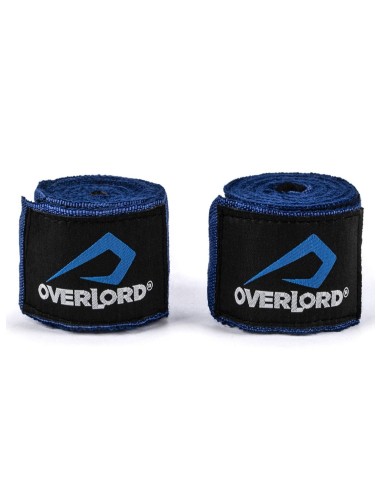 Боксерские бинты Overlord 3,5 м (синие)