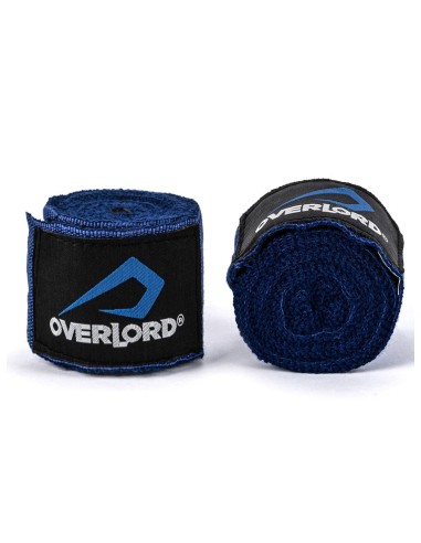 Боксерские бинты Overlord 3,5 м (синие)
