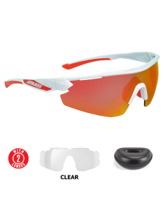 Очки SALICE "012 RW MIRROR WHITE -RED"