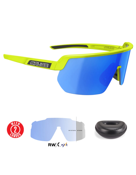 Brilles SALICE "023 RWX SPOGUĻGAISMA ADAPTĪVA LIME"