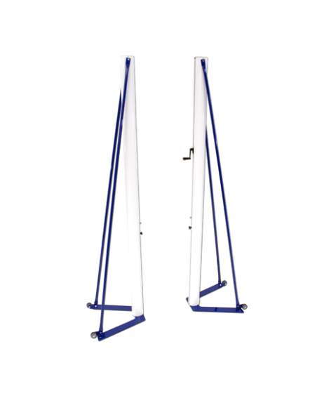 Mobile aluminum volleyball stands Sportsystem
