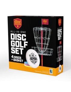 MOVABLE DISC GOLF TARGET WITH DISCMANIA DISCMANIA