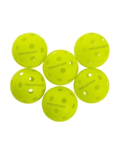 Pickleball ball set MEGAFORM INDOOR (6 pcs)