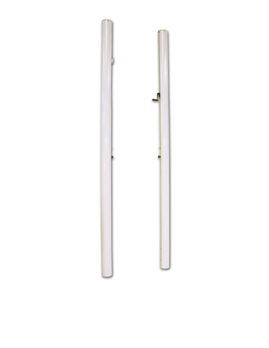 Concrete-mounted aluminum volleyball posts Sportsystem