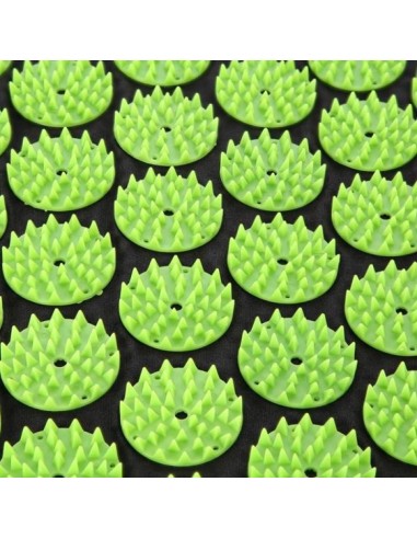 Akupresūrinis taškinio masažo rinkinys HMS (kilimėlis +pagalvė) juoda