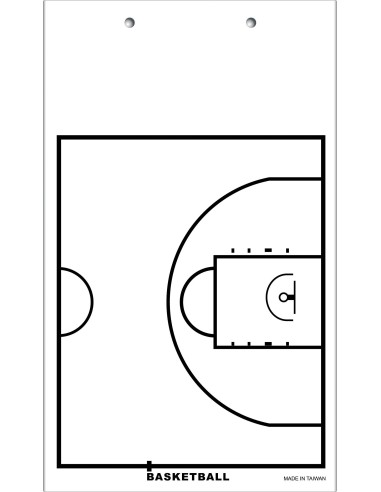 Coach's tactical board for basketball AMILA (double-sided)