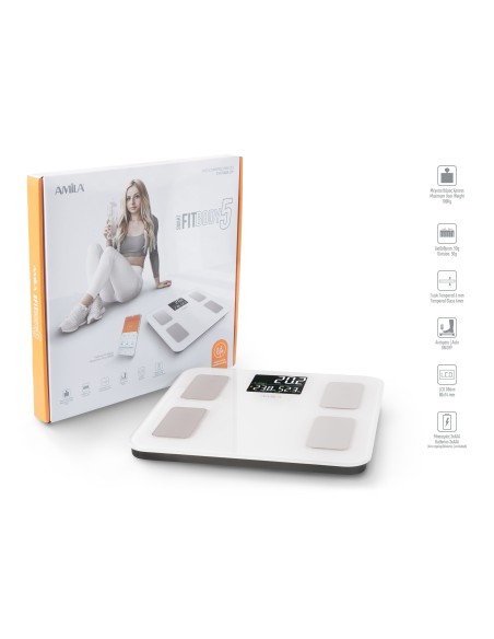 Išmaniosios svarstyklės AMILA "FITBODY 5"