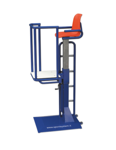 Professional volleyball referee tower with seat Sportsystem