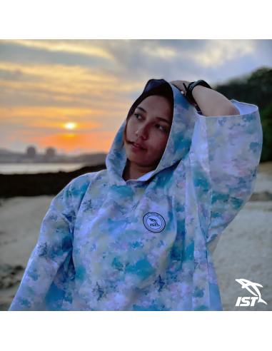 Paplūdimio apsiaustas- gobtuvas IST "BEACH PONCHO"