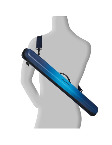PowerGlide dėklas 2 dalių pulo ir snukerio lazdoms "SVARTUR BLUE"