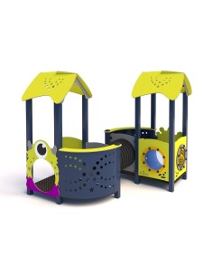 Rotaļu laukums — P1102 — 2. komplekts ar tuneli 2