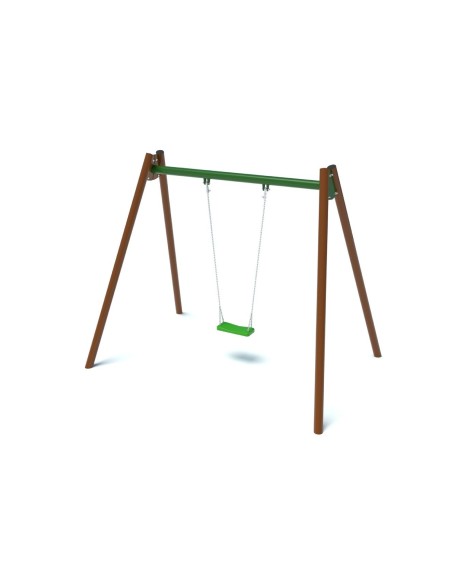 Žaidimų aikštelė - Viengubos sūpynės, plokščia sėdynė