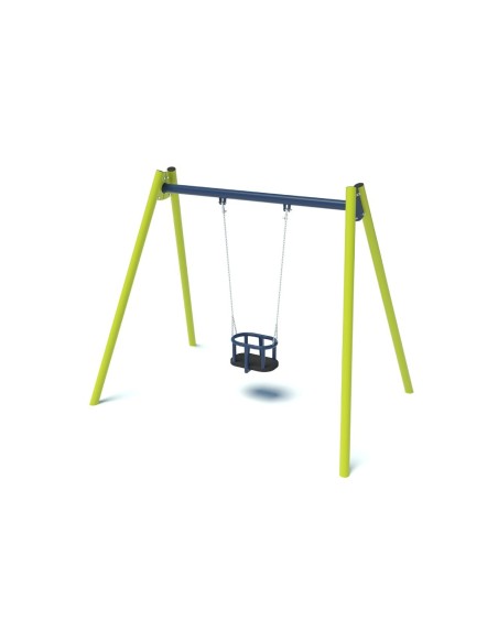 Playground - Single swing with bucket