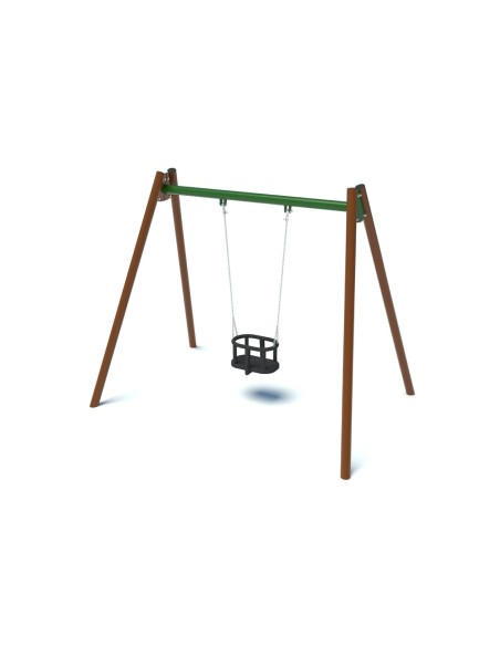 Playground - Single swing with bucket