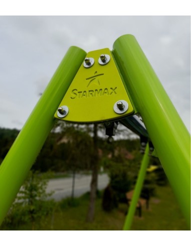 Žaidimų aikštelė - Dvigubos sūpynės su plokščiomis sėdynėmis