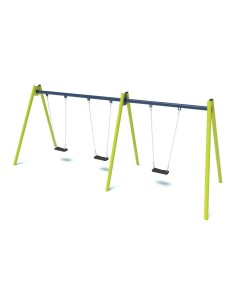 Playground - Triple swing with flat seats