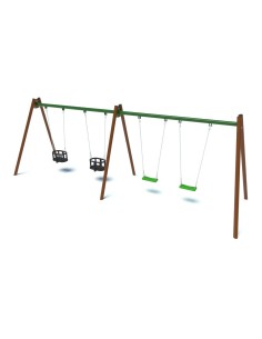 Playground - Four-seater swing k+p 2
