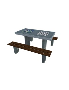 Game table - Concrete table for playing chess and Chinese chess
