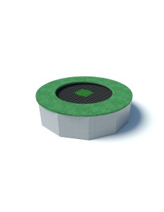 Trampolines - MEDIUM CRATER above ground trampoline for playground