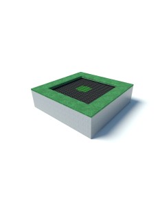 Батуты - Наземный батут для детской площадки, МАЛЕНЬКИЙ, 104x104 см