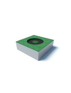 Trampolines - Above-ground trampoline SMALL SQUARE CRATER