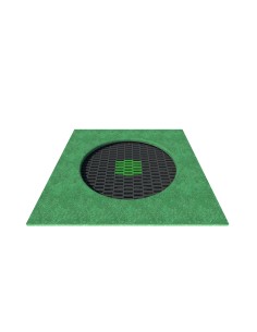 Trampolines - Above-ground trampoline MEDIUM SQUARE CRATER 2