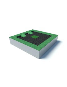Trampolines - Integrated above-ground trampoline