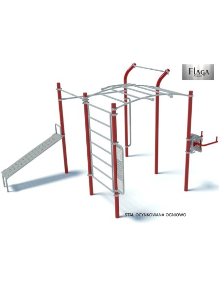Street sports - Flag set - street workout