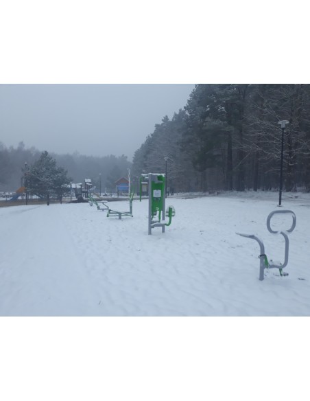 Спортивное оборудование для занятий на открытом воздухе - Велосипед - тренажерный зал на открытом воздухе